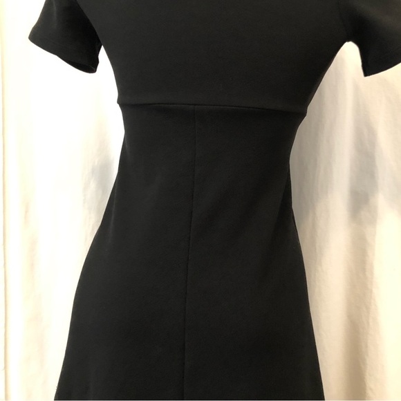 Twik tie front black mini dress. Size S. - Picture 2 of 11